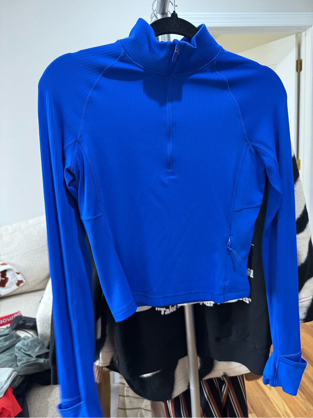 Lululemon It's Rulu Cropped Half Zip